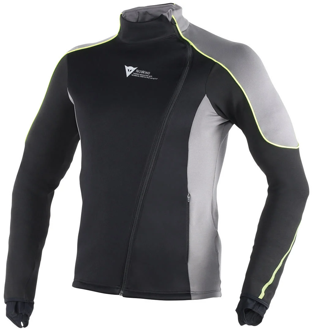 Dainese D-Mantle Fleece WS Functional Jacket  black/grey/neon