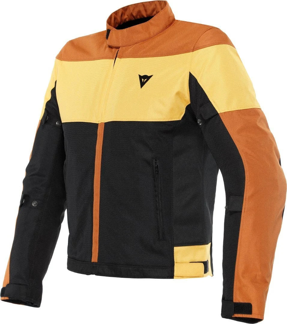 Dainese Elettrica Air Tex Motorcycle Textile Jacket  black/brown