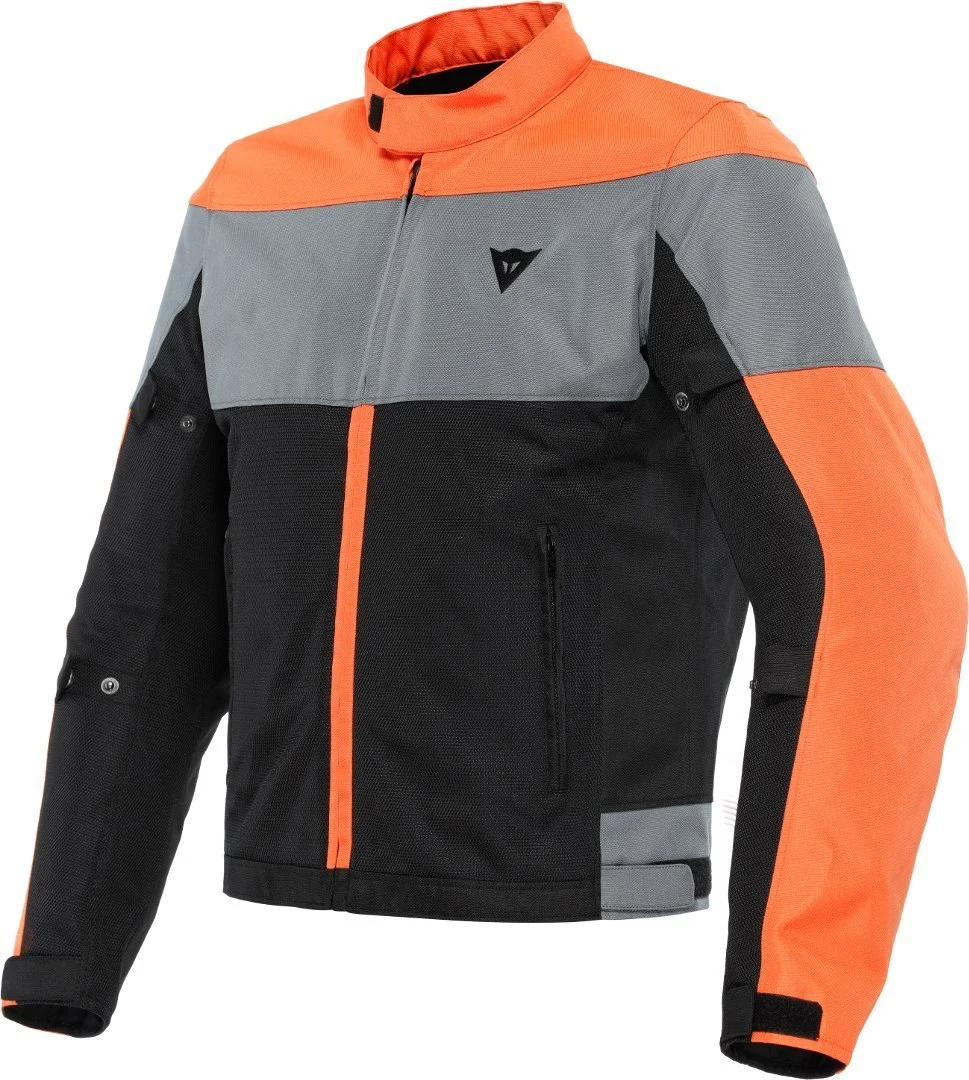 Dainese Elettrica Air Tex Motorcycle Textile Jacket  black/orange