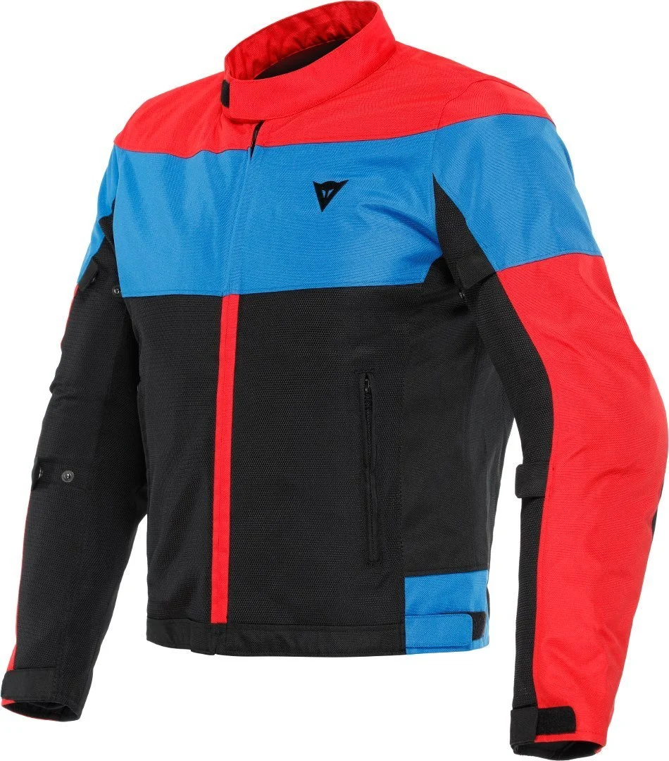 Dainese Elettrica Air Tex Motorcycle Textile Jacket  black/red/blue