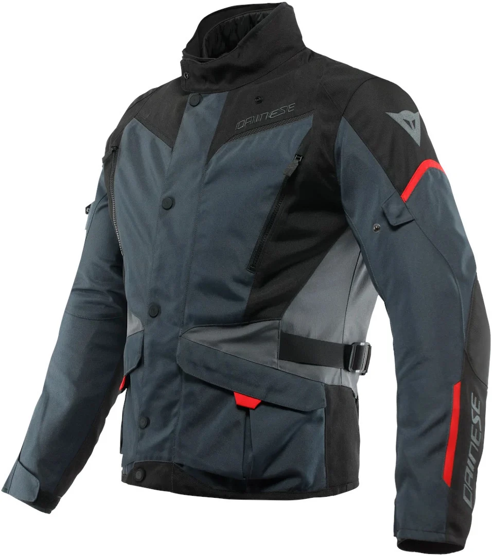 Dainese Tempest 3 D-Dry Motorcycle Textile Jacket  grey/black/red