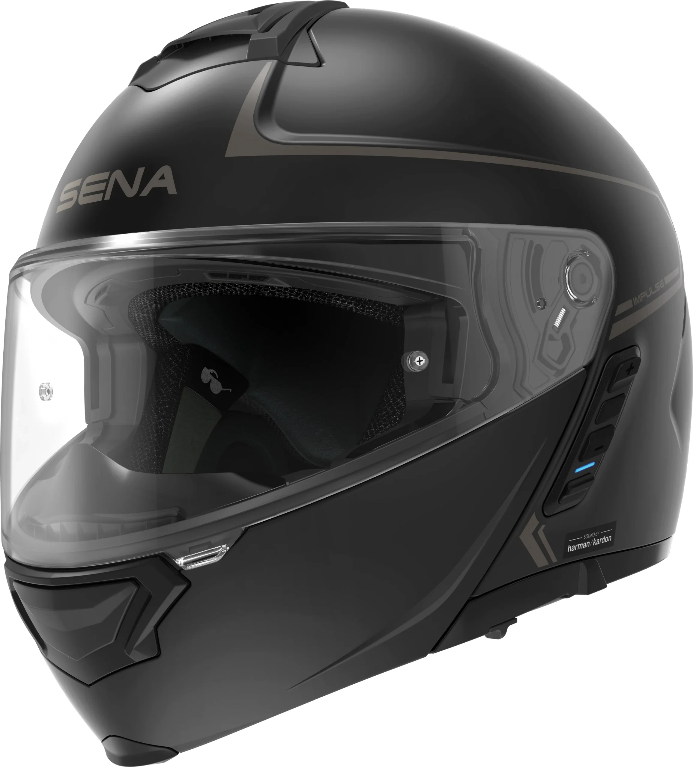 SENA Impulse Flip Up Helmet - Matte Black