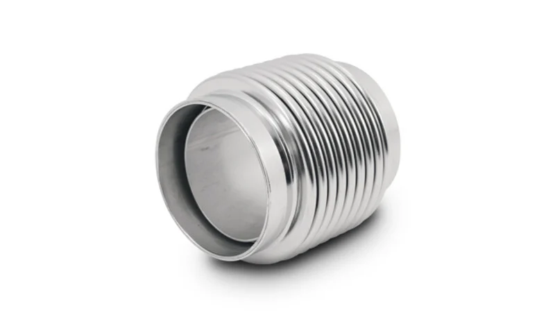 Vibrant 1.75in ID x 2.50in Long 321SS Electro Polished Motorsport Bellows w/Neck & Liner - 69426