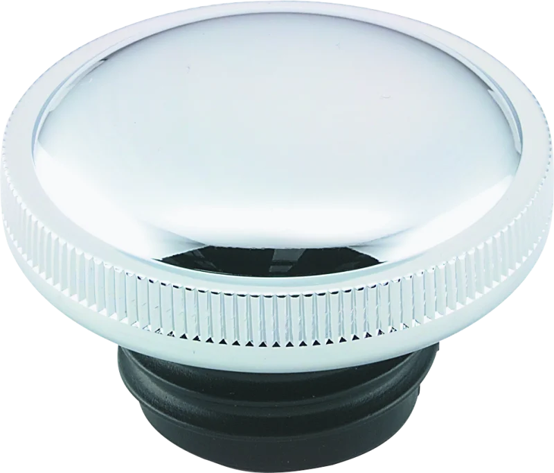 Bikers Choice 82-E96 Single & Right Chrome Vented Screw-In Gas Cap Replaces H-D 59634-81A 61102-83A - 490437