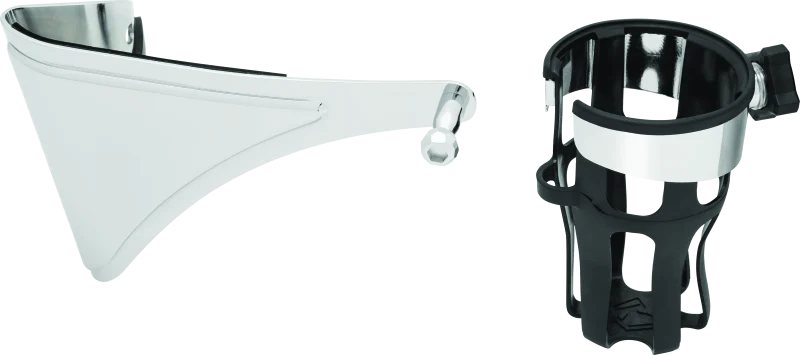 Kuryakyn Reflex Drink Holder Right Side HD Touring Passenger Mount 14 and Up Chrome - 6486