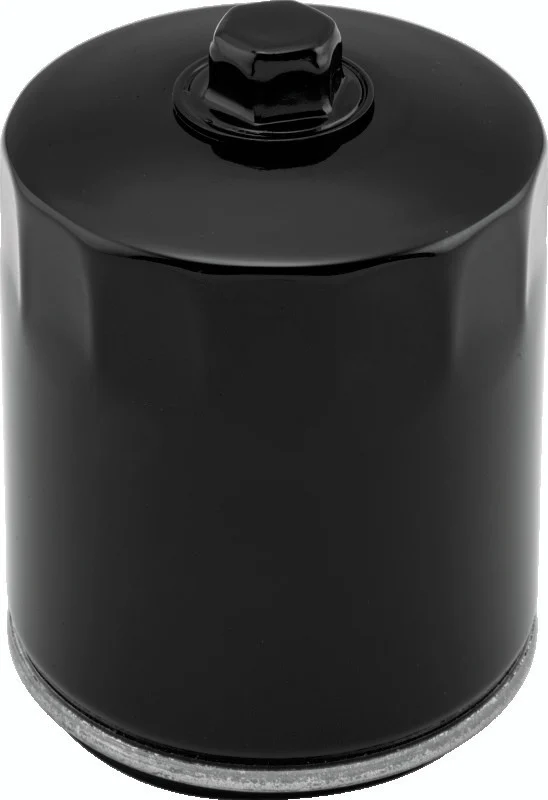 Twin Power M8 Black Oil Filter With Nut Replaces H-D 62700296 - 609984