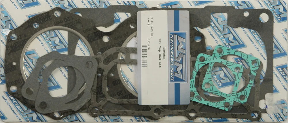 WSM Top End Complete Gasket Kit - 701 w/ 61X Engine Case - Fits: Yamaha