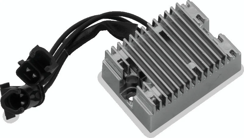 Twin Power 07-08 XL Voltage Regulator Chrome Replaces H-D 74546-07A 32 Amp - 498256