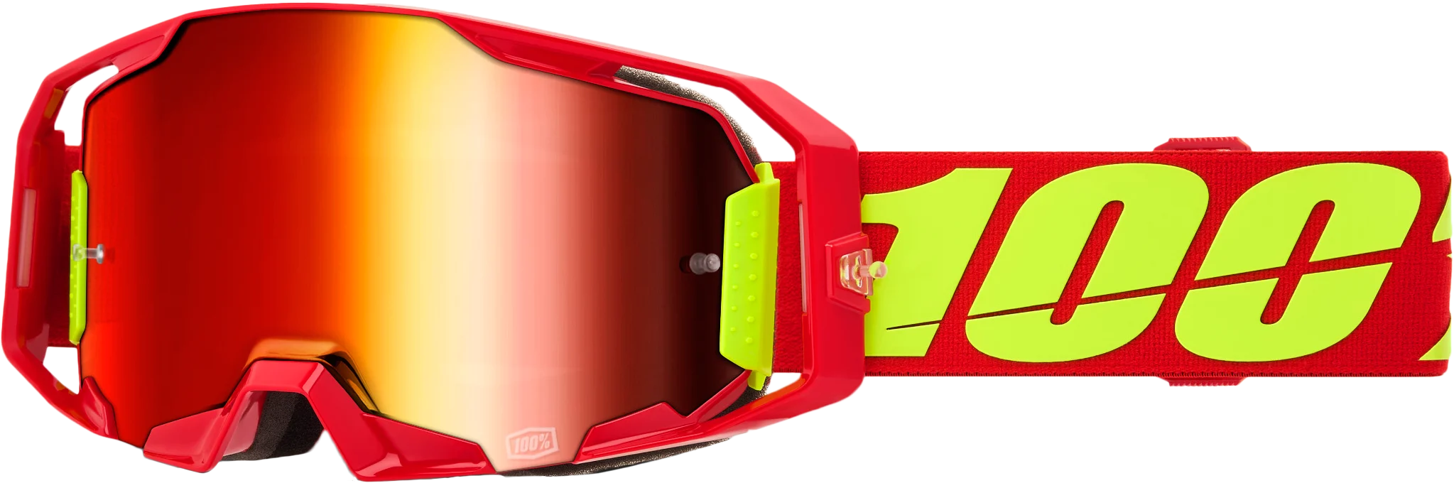 100% Armatic Red Goggle - Mirror
