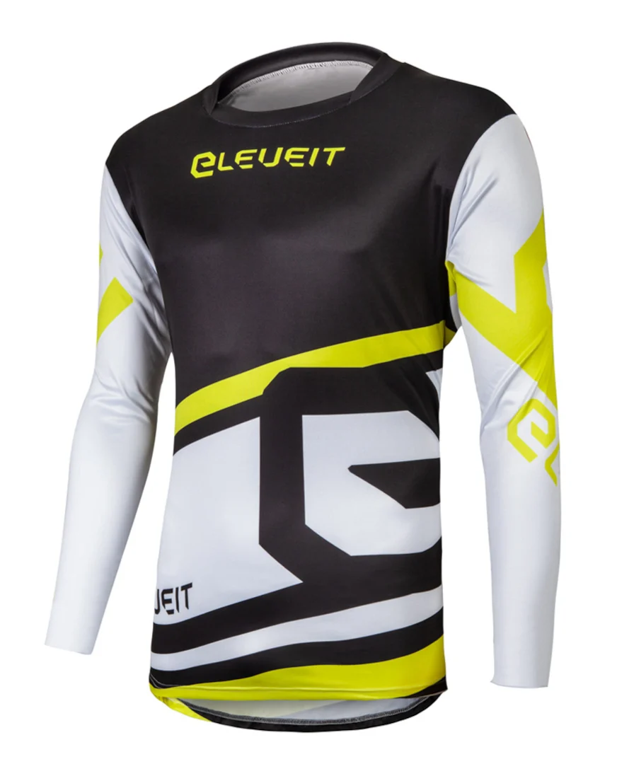 Eleveit X-Legend Motocross Jersey  black/white/yellow