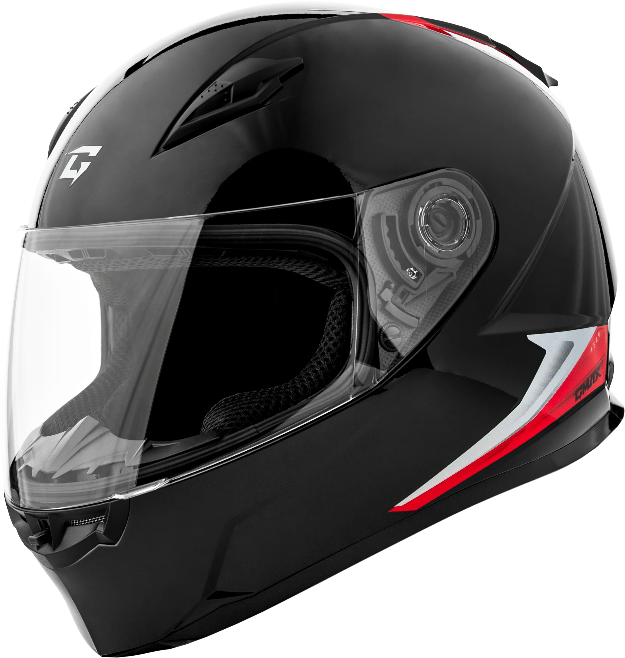 GMAX FF-49 Syth Helmet (2026) - Black/Red