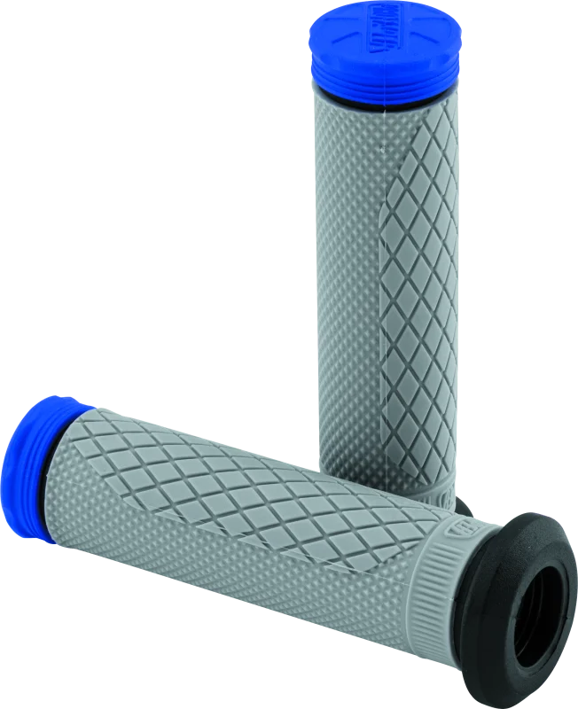 ProTaper Tri Density Full Diamond ATV Grips - Blue - 024879