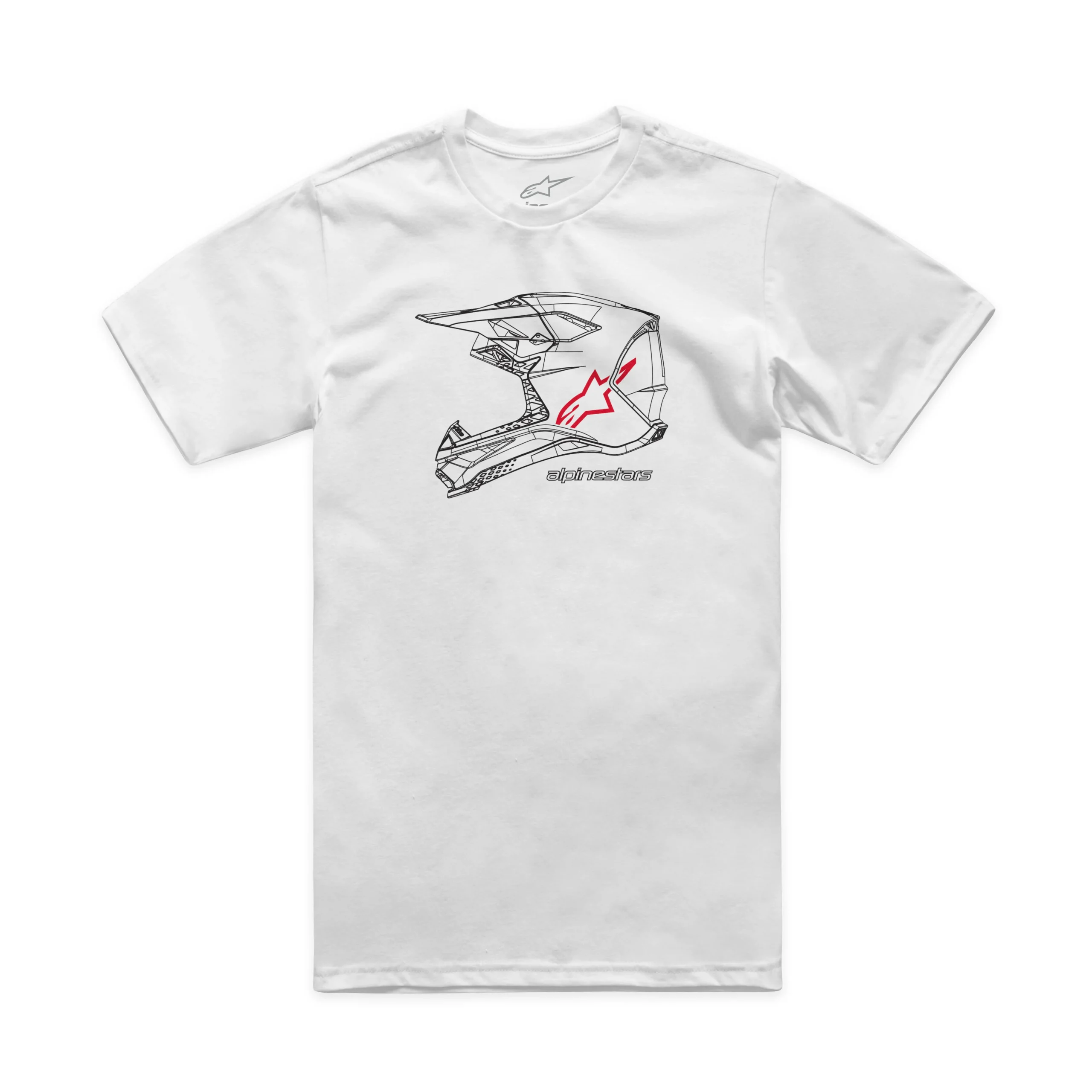 ALPINESTARS MX Helmets CSF Tee - White