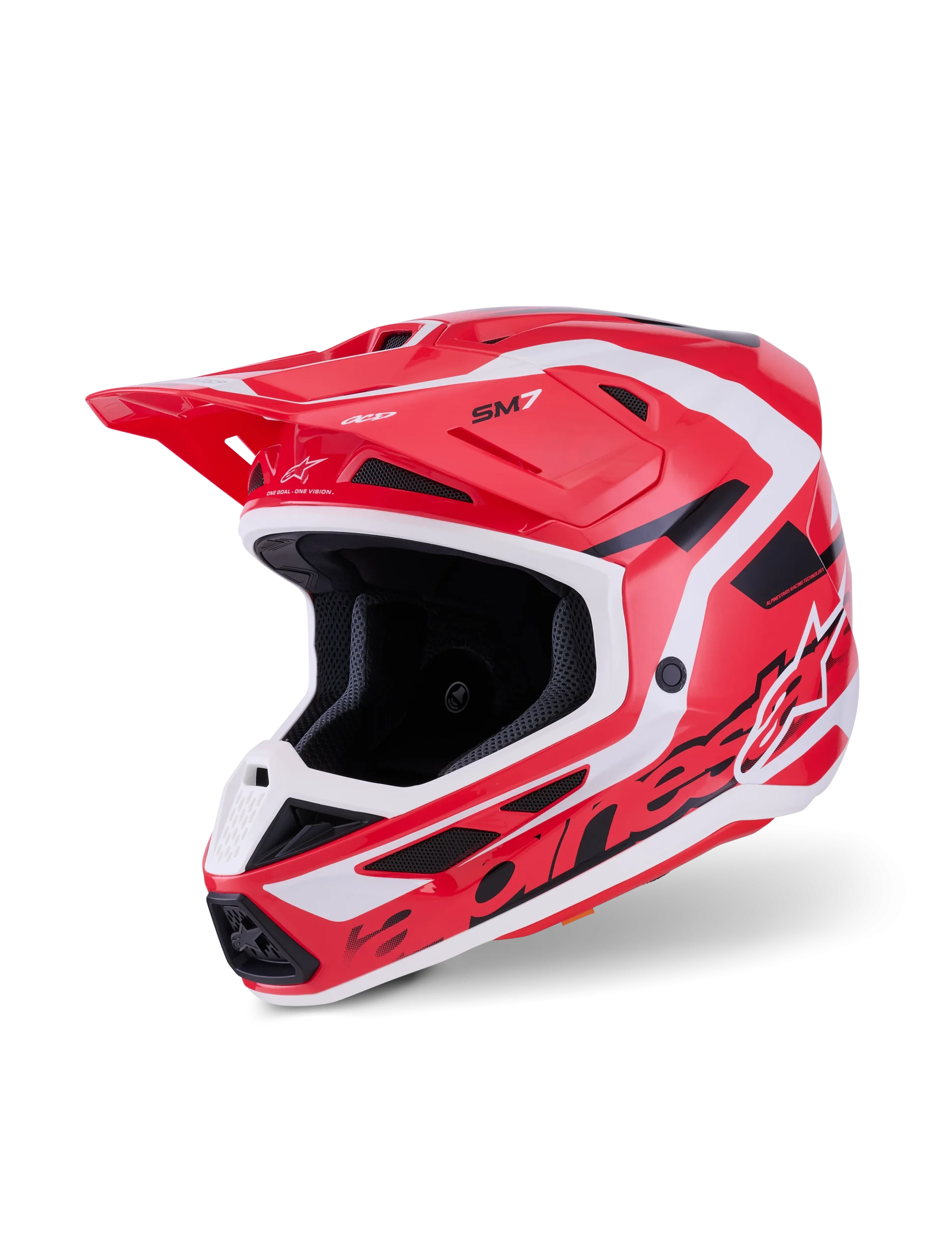 ALPINESTARS SM7 Deed Helmet - Red/Blk/Wht