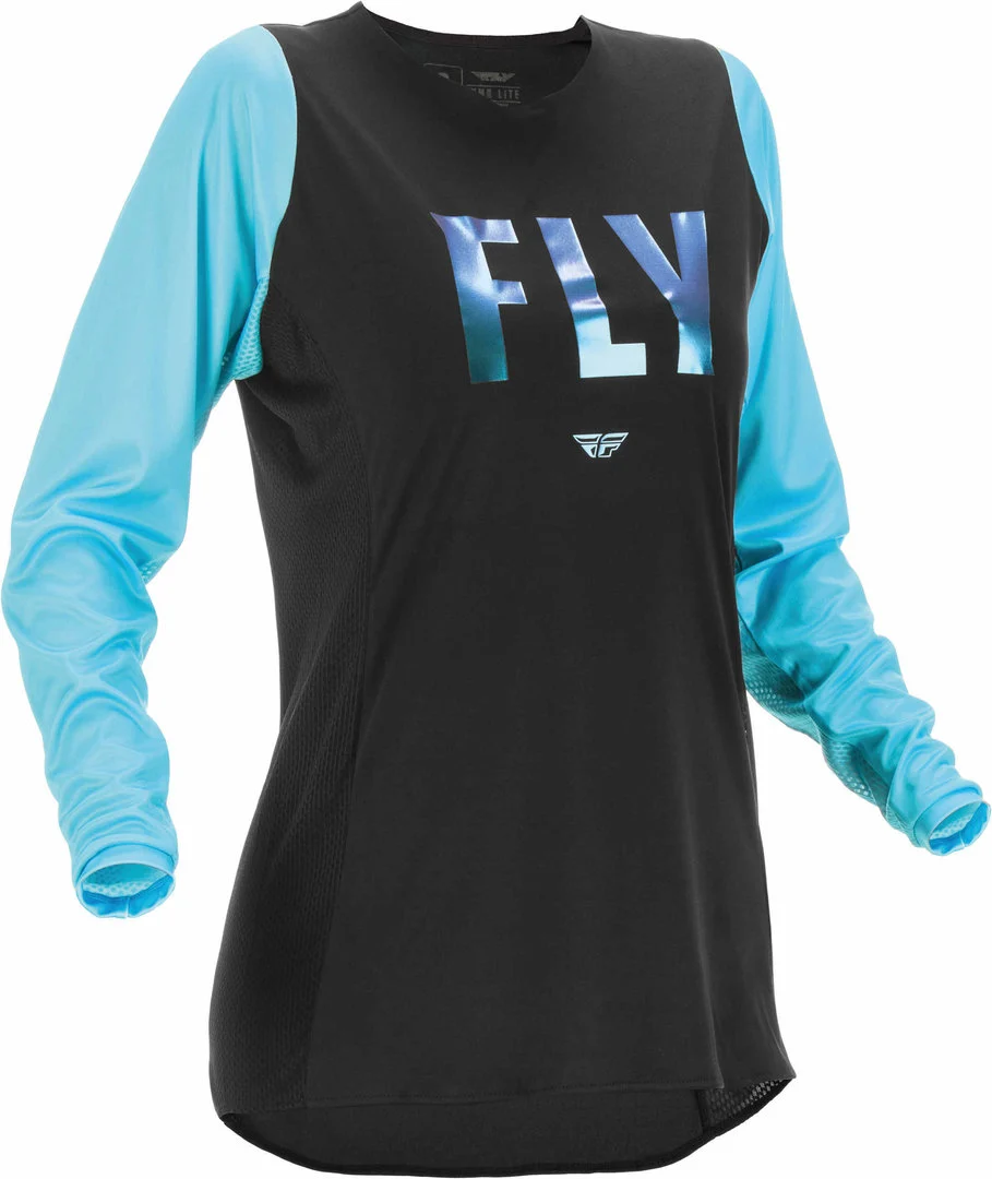 Fly Racing Lite Ladies Motocross Jersey  black/blue