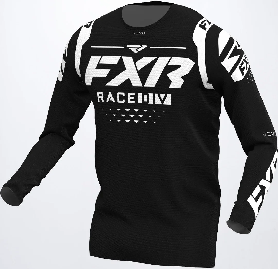 FXR Revo RaceDiv Motocross Jersey  black/white