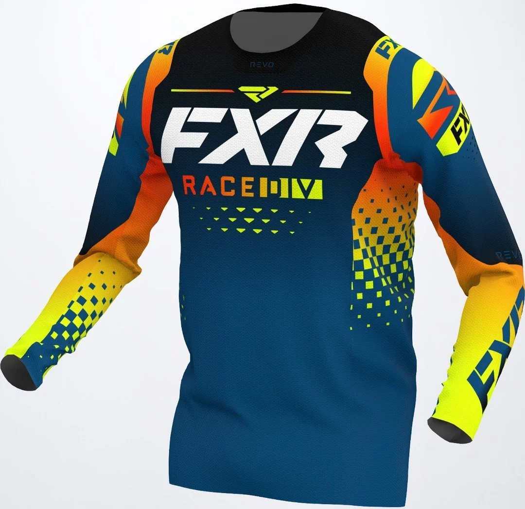 FXR Revo RaceDiv Motocross Jersey  blue/orange