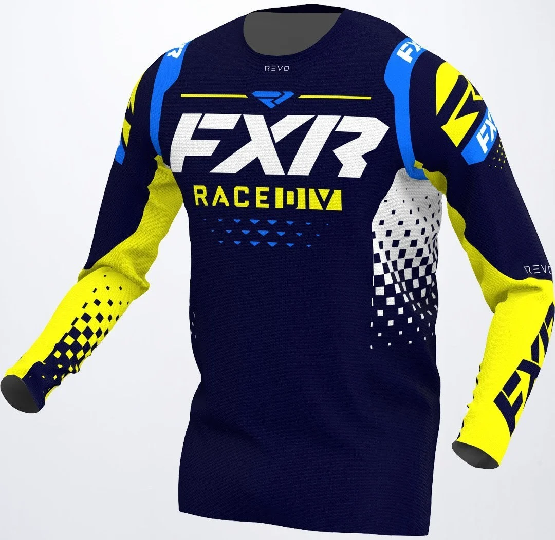 FXR Revo RaceDiv Motocross Jersey  blue/yellow