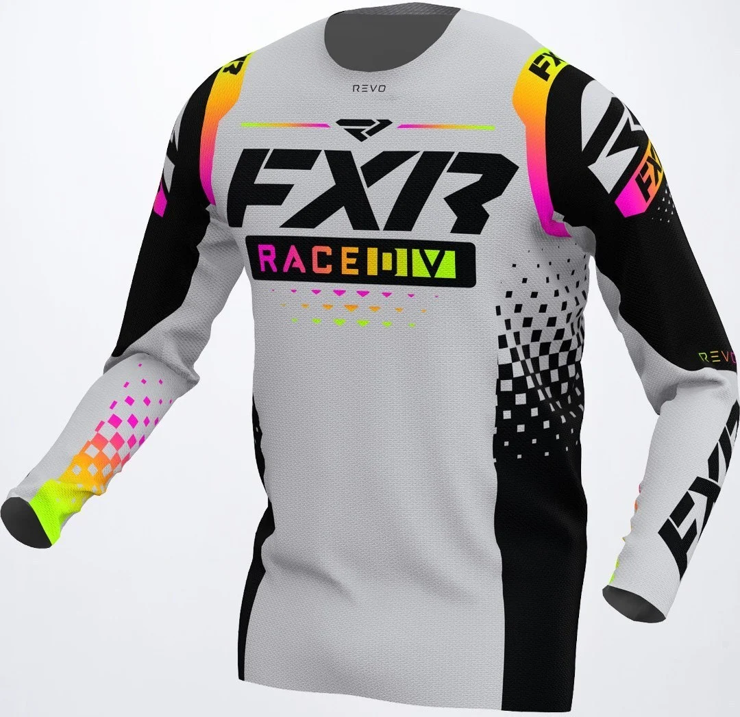 FXR Revo RaceDiv Motocross Jersey  grey/black