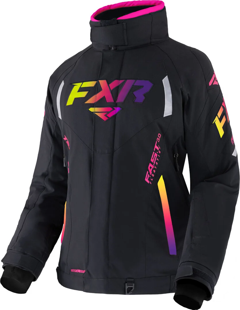 FXR Team FX Ladies Snowmobile Jacket  black/multicoloured