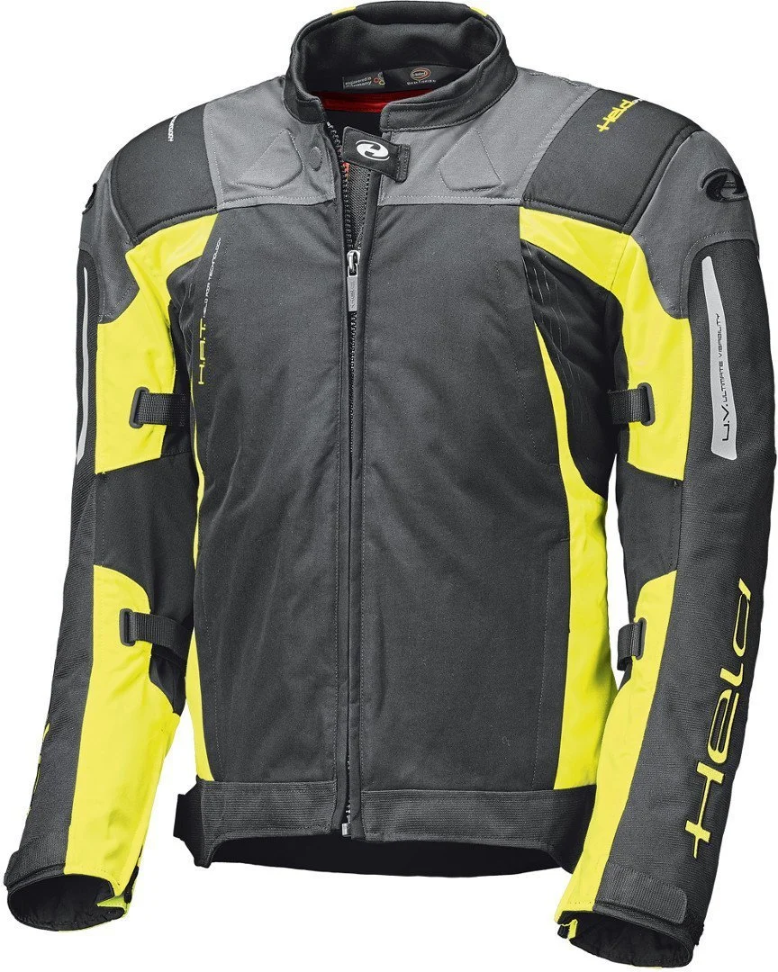 Held Antaris Motorcycle Textile Jacket  grey/yellow