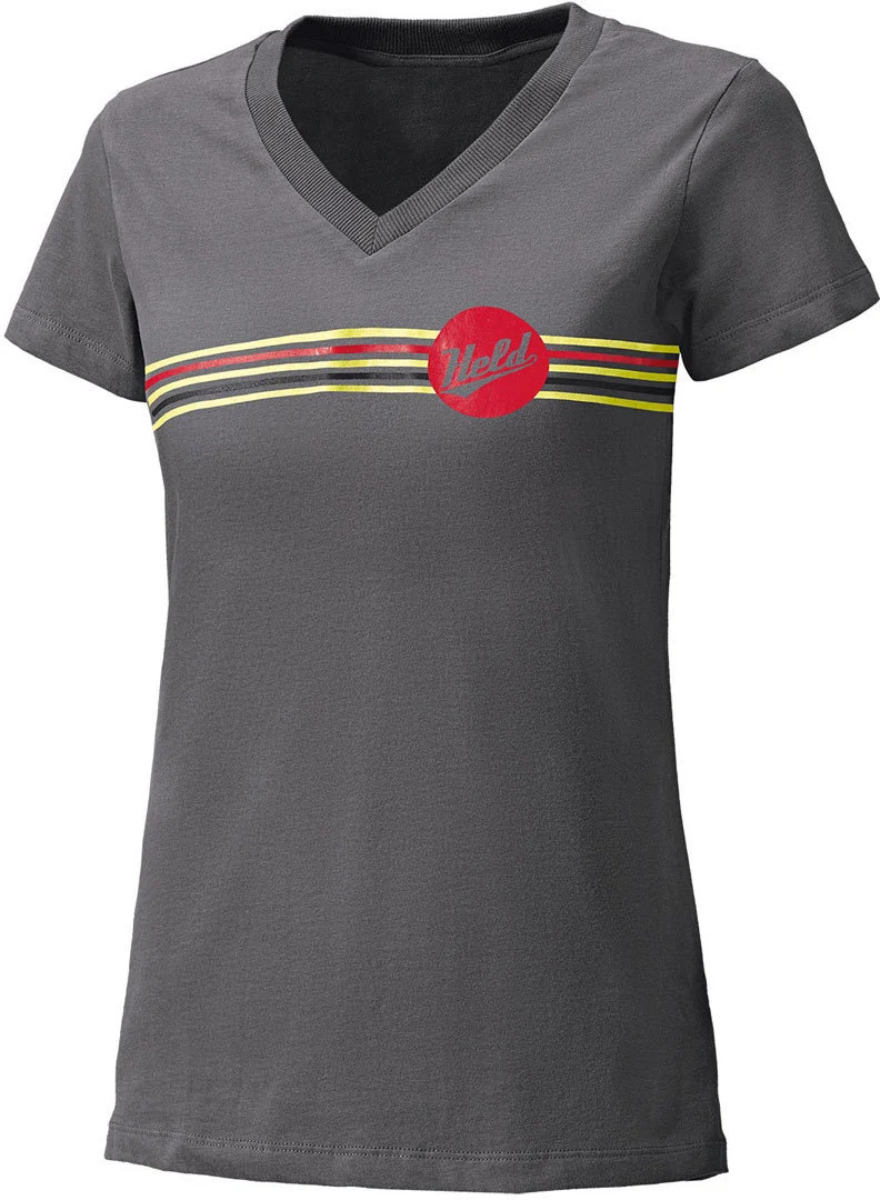 Held Be Heroic Ladies T-Shirt  grey/red