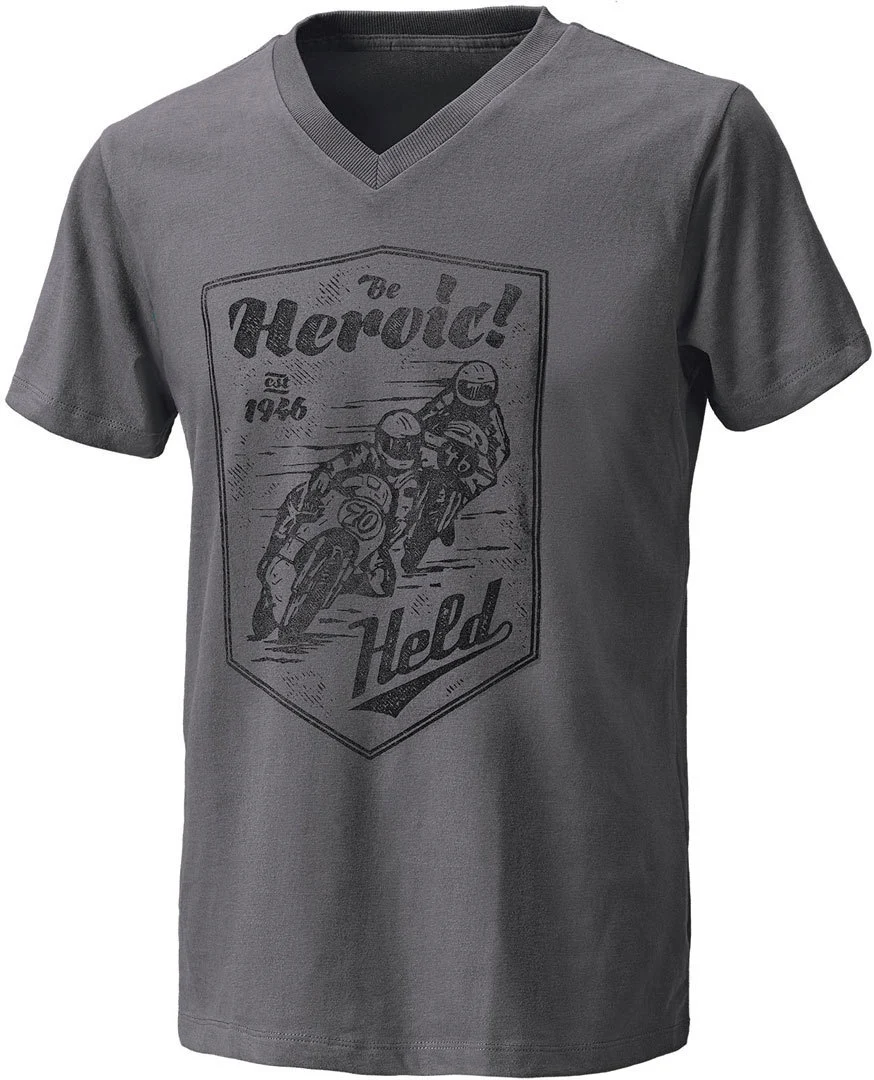 Held Be Heroic T-Shirt  grey