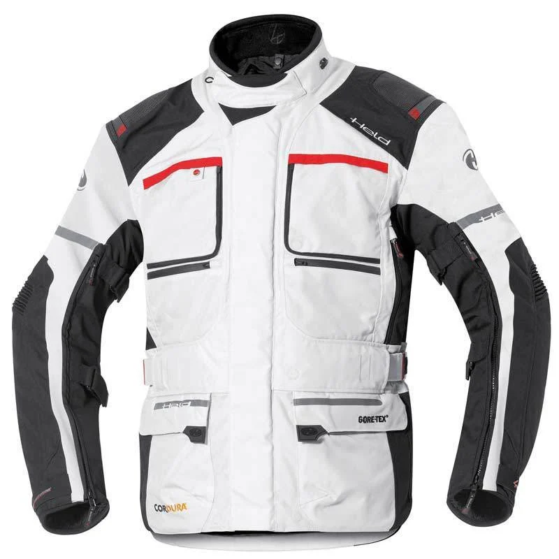 Held Carese II ladies and men motorcycle textile jacket  grey/black