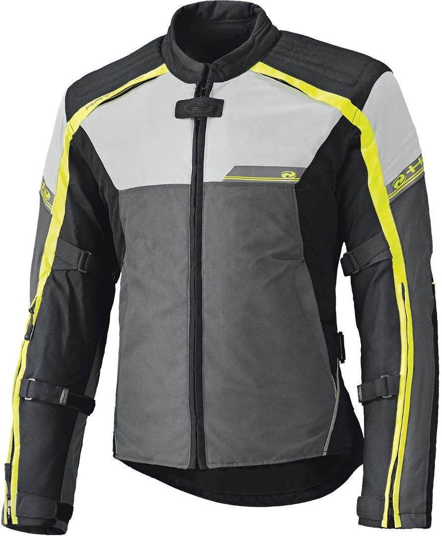 Held Renegade waterproof Motorcycle Textile Jacket  grey/yellow