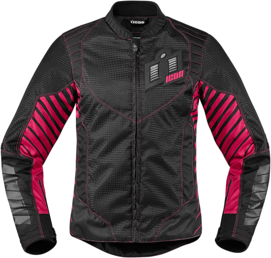 Icon Wireform Ladies Textile Jacket  hotpink