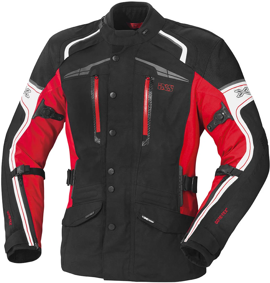 IXS Montgomery Gore-Tex Ladies Textile Jacket  black/red/white