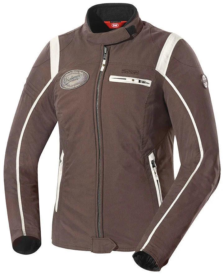 IXS Ridley Ladies Textile Jacket  brown/white