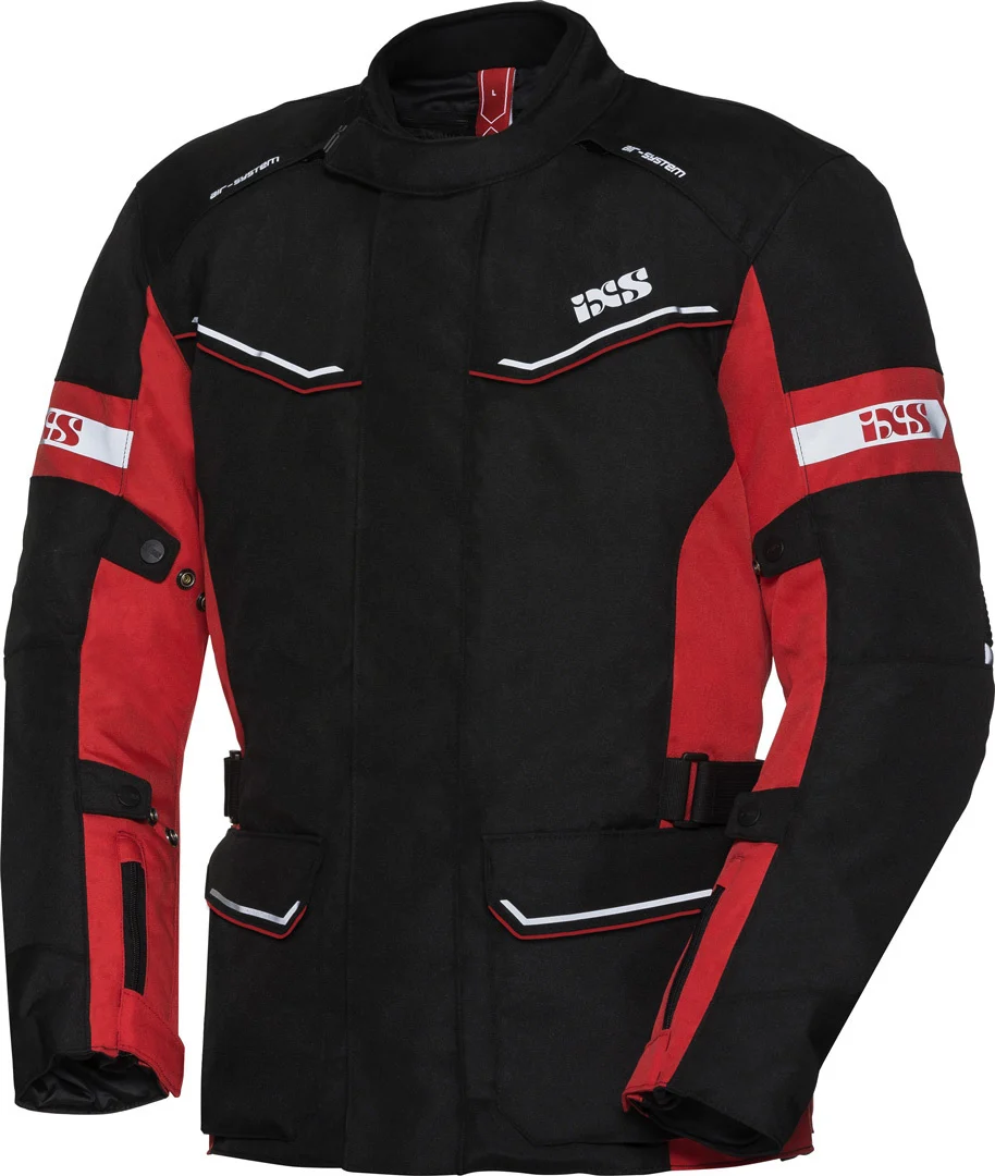 IXS Tour Evans-ST Ladies Motorcycle Textile Jacket  black/red
