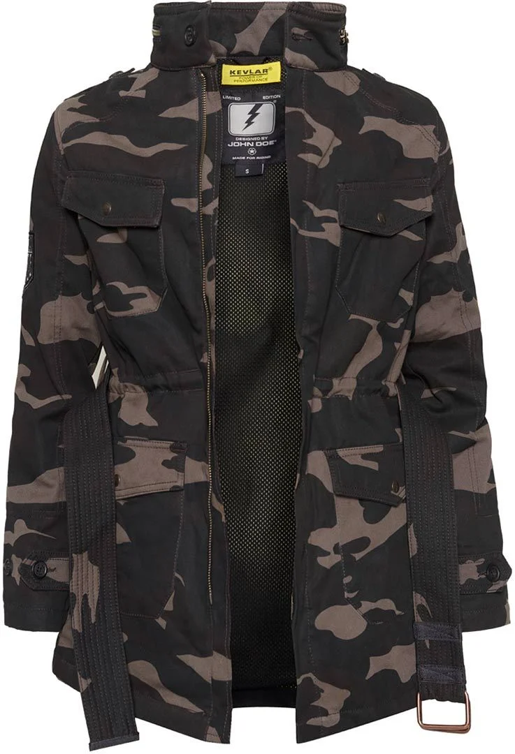 John Doe Field XTM Ladies Motorcycle Textile Jacket  camouflage