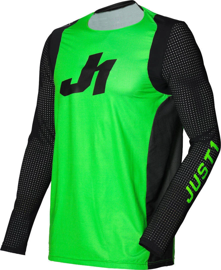 Just1 J-Flex Youth Motocross Jersey  green/black