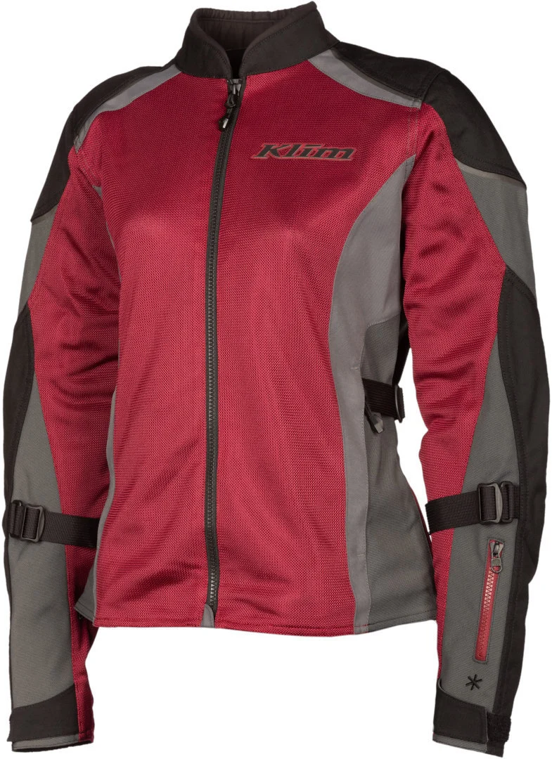 Klim Avalon Motorcycle Textile Jacket  grey/red
