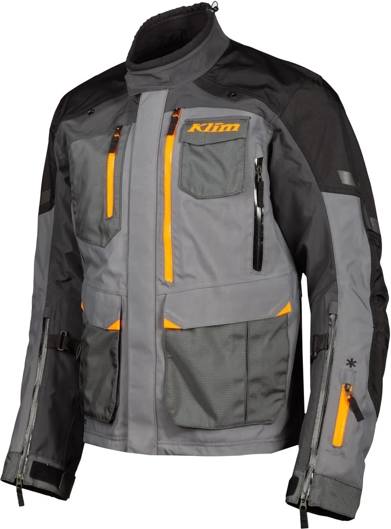 Klim Carlsbad Gore-Tex Motorcycle Textile Jacket  dark grey/light grey