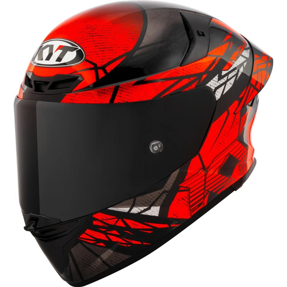 KYT TT-Revo Combustion Red Matte Helmet