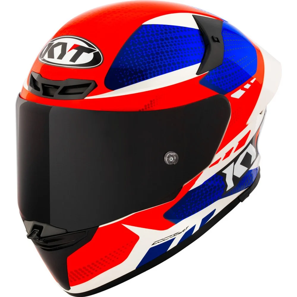 KYT TT-Revo Gear Blue Red Helmet