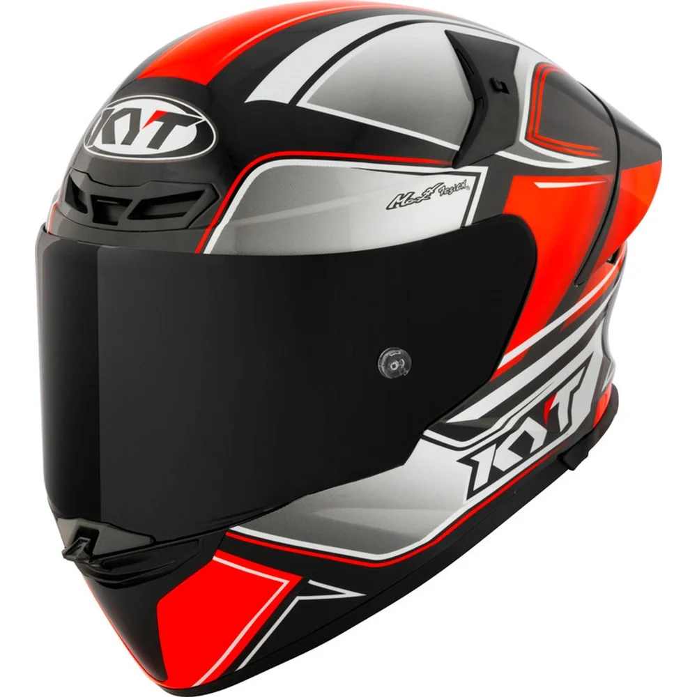 KYT TT-Revo Tourist Red Fluo Helmet