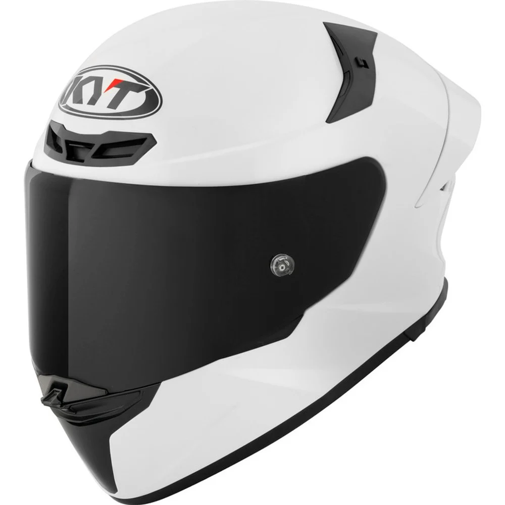 KYT TT-Revo Solid Helmet - White