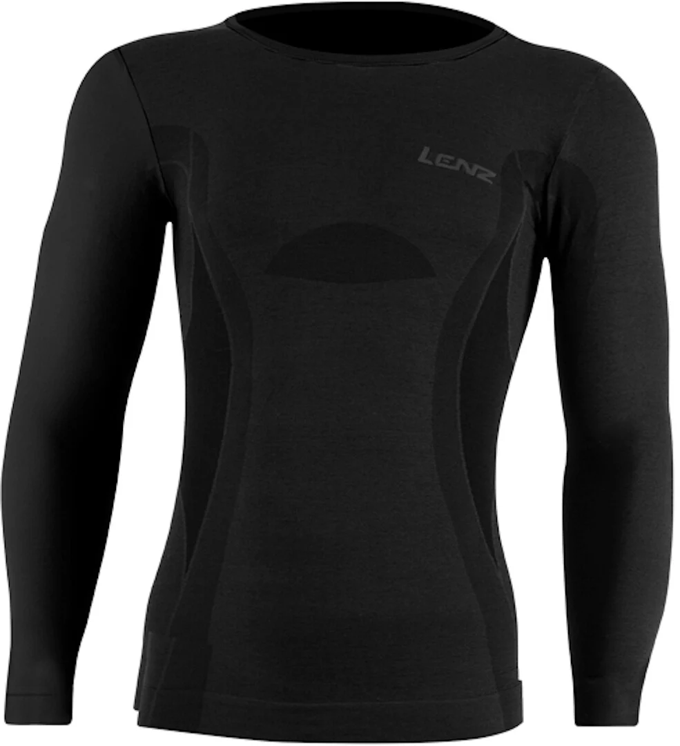 Lenz 6.0 Merino Crew Neck Functional Shirt  black