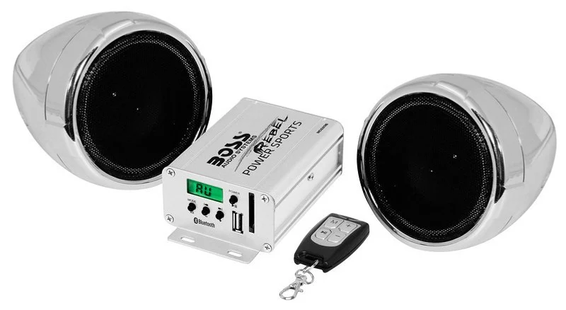 BOSS AUDIO MC520 Handlebar Speaker System - Chrome