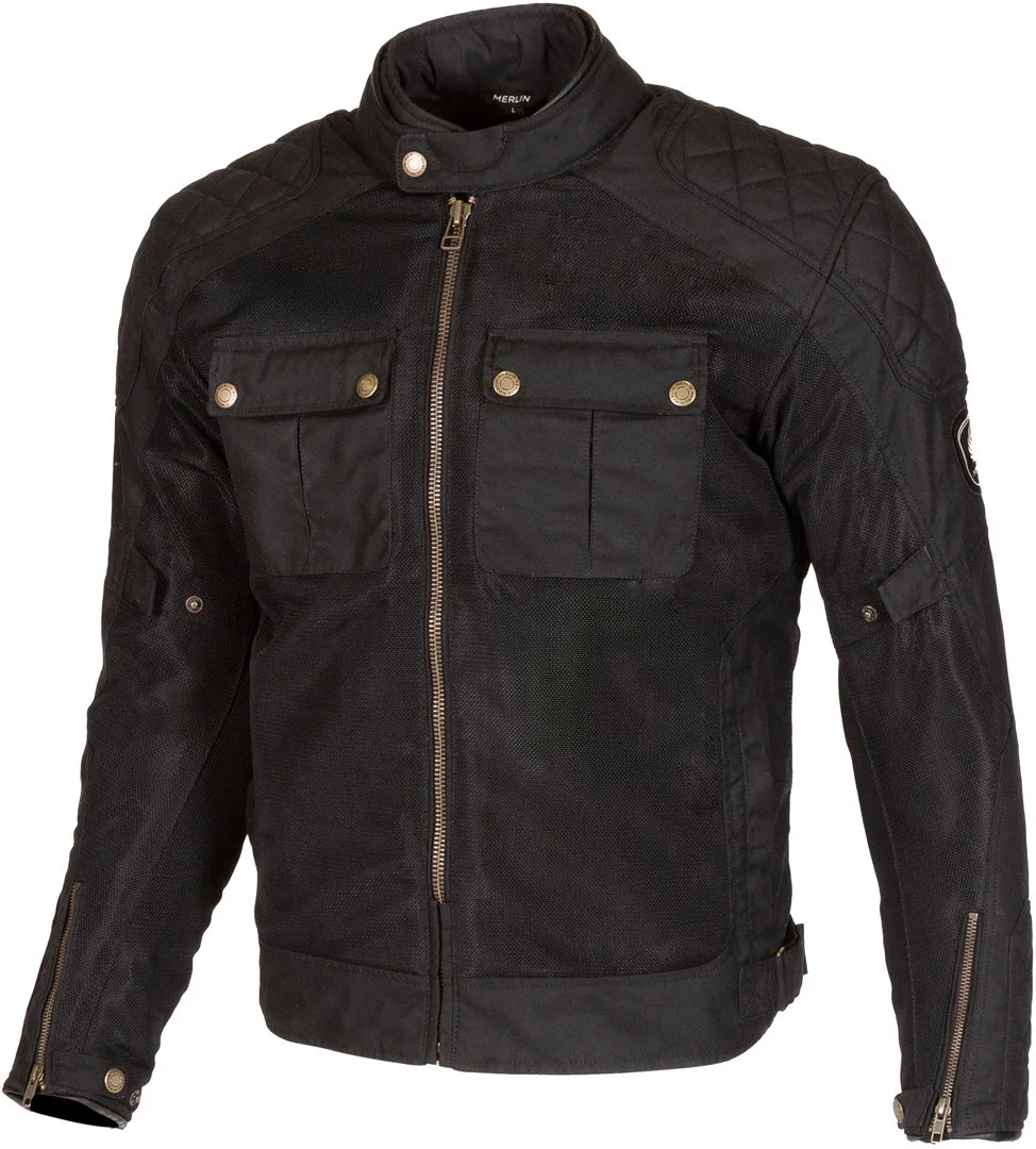 Merlin Shenstone II Cotec Air Motorcycle Textile Jacket  black