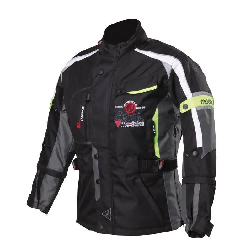 Modeka El Chango Kids Motorcycle Textile Jacket  black/yellow