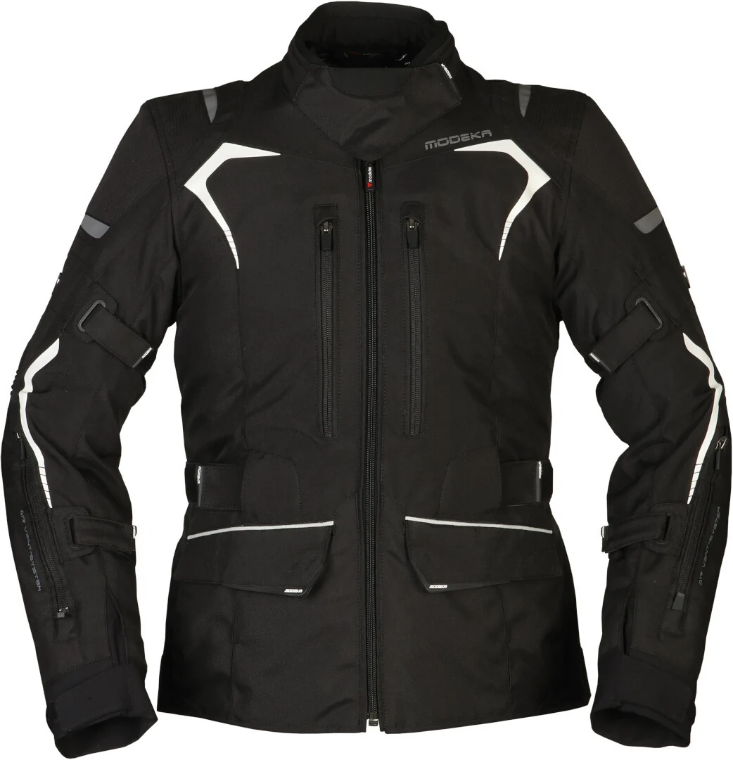 Modeka Elaya Ladies Motorcycle Textile Jacket  black/white