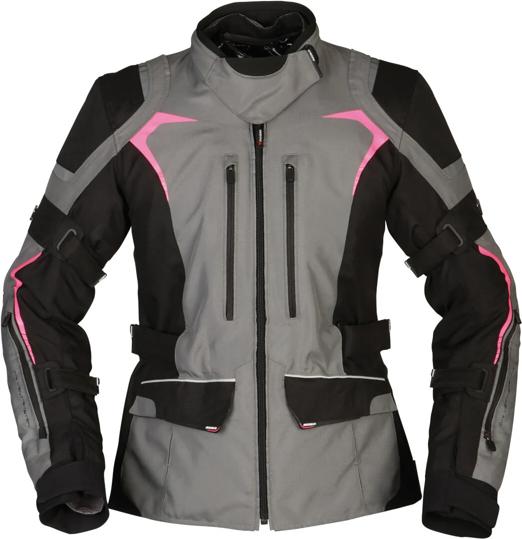 Modeka Elaya Ladies Motorcycle Textile Jacket  grey/black