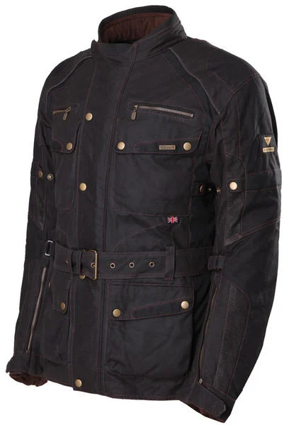 Modeka Glasgow Wax Jacket  black