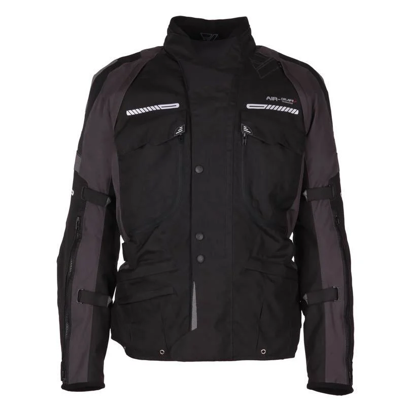 Modeka Westport Textile Jacket  black/dark grey