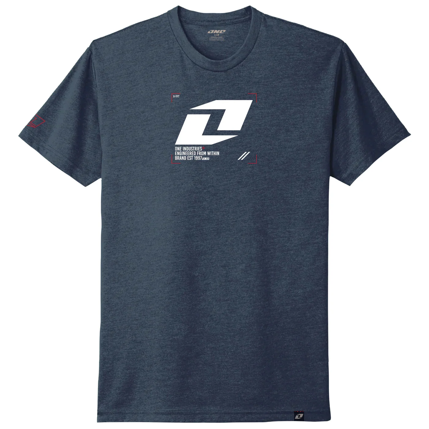 ONE INDUSTRIES Myspace Tee - Heather Cobalt